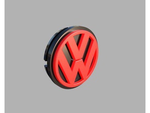 volkswagen capa de roda veículos golfe skoda weel weelcap 3d print model - Mito3D