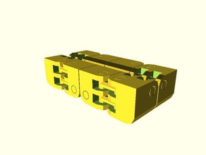 personalizável fidget cubo mecânico de brinquedos personalizador sistemas fidget-brinquedo brinquedo não requer montagem assembly necessário openscad 3d print model - Mito3D