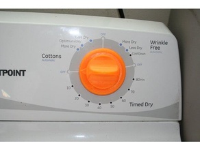 ge sèche-linge bouton de minuterie ménage 3d print model - Mito3D