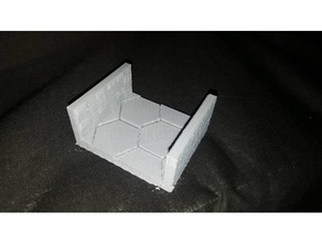 hex tunnal edifici e strutture dnd in miniatura piastrelle dungeon esagono un pollice due pollici 3d print model - Mito3D