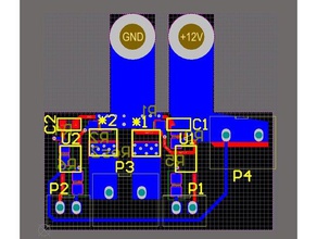 doble mosfet módulo de la fuente alimentación 12v 16a conectores prusa i3 a6 a8 a2 electrónica 3d print model - Mito3D