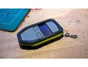 trezor bitcoin wallet armor keychains 3d print model - Mito3D
