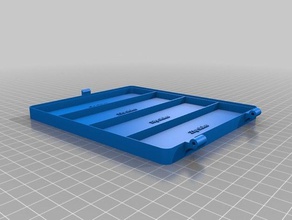 Norwegische fishbox 4-Speicher - Organisation kundengebundene 3d print model - Mito3D