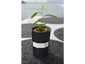 hydropot outdoor & garden 3dponics gardening greens planter plants pot 3d print model - Mito3D