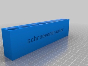 my customized screwdriver stand tool holders & boxes 3d print model - Mito3D