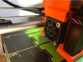 30mm fan grill guard prusa i3 mk2 3d printer parts 3d print model - Mito3D