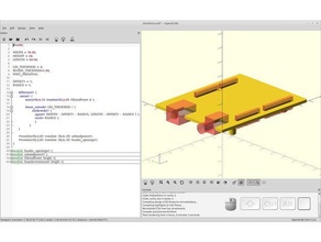 basic-Projekt box - Teil 5 arduino-Deckel arduino-udo Spiegel openscad Projekt-box Projekt-Gehäuse 3d print model - Mito3D