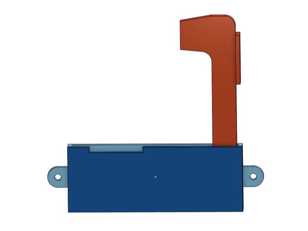 posta la bandiera anteriore della cassetta postale forniture di famiglia mail 3D print model - Mito3D