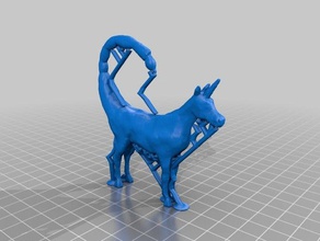 scorpicorn yaratıklar yaratık efsanevi 3d print model - Mito3D
