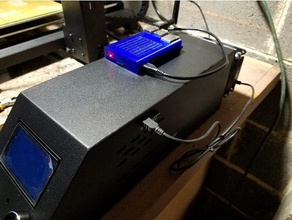 rpi sleeve endcap w tab duplicator i3 3d printer accessories raspberry pi wanhao 3d print model - Mito3D
