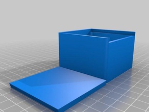single chamber box containers customized 3d print model - Mito3D
