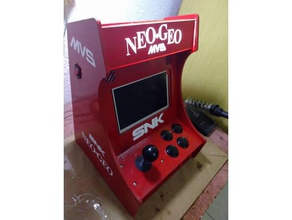 mini arcade pi video oyunları öykünme lasercut mame raspberry recalbox snes 3d print model - Mito3D
