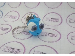 baby dory 3d - pixar finding keychain keychains cute nemo fish keyfob key chain fob 3d print model - Mito3D
