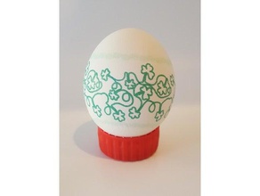 shamrock lässt panto-Reben alt 2d-Kunst egg-bot eggbot flora pantograph st patricks Tag 3d print model - Mito3D