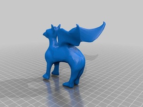 gryphon creatures animal fictional mystical 3d print model - Mito3D