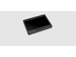 geekcreit de 7 pouces raspberry pi écran tactile cas le bricolage 3d print model - Mito3D