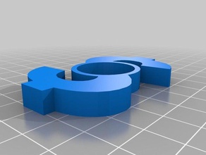 dinheiro fidget giratório A impressão 3d 3d print model - Mito3D