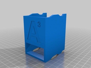 couvercle du compartiment de pile - remix les conteneurs la batterie support 3d print model - Mito3D