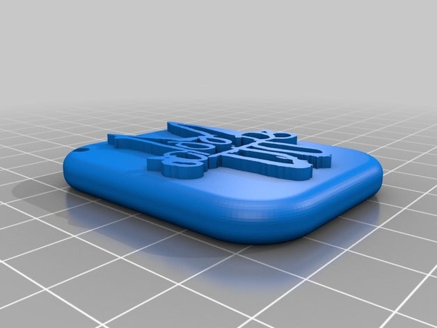 cucuy canavar Anahtarlık etiketi 3D print model - Mito3D