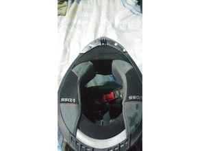 casco de la motocicleta montaje cámara deporte y al aire libre 3d print model - Mito3D