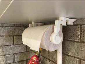 toallas de papel adaptador ikea gancho imbécil cocina y comedor soporte toalla 3d print model - Mito3D