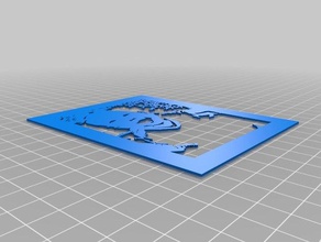 wesley pochoir-o-matic l'art des outils personnalisé 3d print model - Mito3D