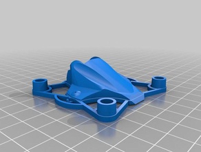 rob carbonx x-frame whoop giocattolo & accessori di gioco fpv inductrix piccolo grido 3d print model - Mito3D