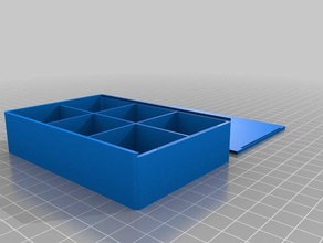 waggle dance cubes tray containers customized 3d print model - Mito3D