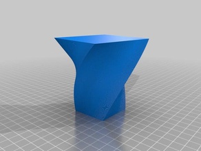 il mio quadrato su misura vaso di coppa del braccialetto generatore arredamento 3d print model - Mito3D