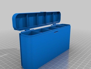 boîte aux huiles essentielles petite de l'organisation personnalisé 3d print model - Mito3D