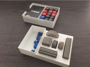 oscuro de la luna juego tablero organizador juguetes y accesorios boardgame mesa el 3d print model - Mito3D