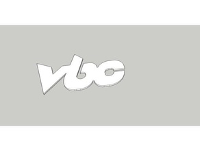 vbc carreras de logotipo La impresión en 3d coche rc el control remoto 3d print model - Mito3D