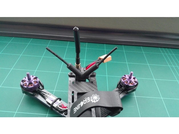 guidata x220 ricevitore ad antenna mount 90 r c i veicoli montaggio dell'antenna eachine x200 flysky fs-i6 i6 fpv fs-ia6 fs-ia6b il monte procedura 3D print model - Mito3D