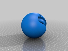 smile ball toy & game accessories 3d print model - Mito3D
