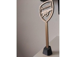 a equipe de futebol do escudo prêmio sinais e logotipos logotipo arsenal o barcelona campeão fc londres madrid real esportes 3d print model - Mito3D
