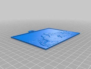 özelleştirilmiş lithopane riz nada 2d sanat 3d print model - Mito3D