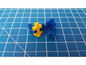 plus-plus bloque juguetes de construcción construir bloques el danés dansk lego linicube plus plusplus 3d print model - Mito3D