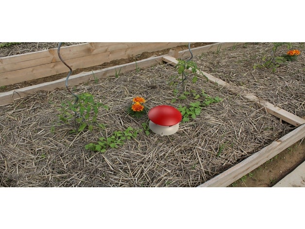 mantar sülük tuzağı pi ge limaces champignon açık ve bahçe bio dahili rieur büyümek jardin jardinage limace slug tuzak 3D print model - Mito3D