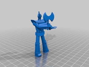 astrorobot terremoto stellare 3d printing astro robot blocker gundan robocres 3d print model - Mito3D