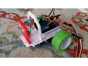 robot servo direksiyon Robotik arduino 3d print model - Mito3D