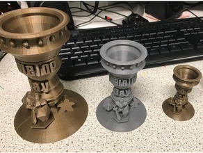 tabletop day trophies props trophy 3d print model - Mito3D