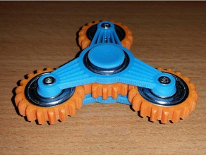 engrenagem giratório mecânico de brinquedos fidget openscad spinner 3d print model - Mito3D