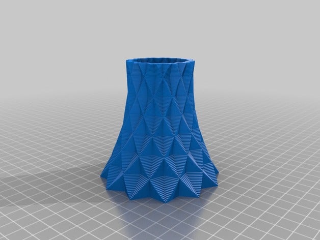 duplo espiral vaso decoração personalizado 3D print model - Mito3D