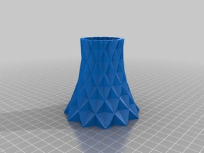 double spirale vase décor personnalisé 3d print model - Mito3D