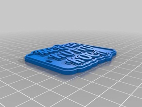 mel ke kutlu koca Anahtarlık özelleştirilmiş 3d print model - Mito3D