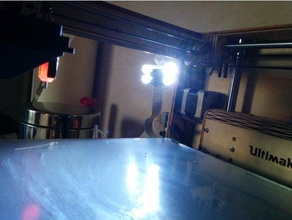 raspicam avec led despeje umo+ Impressora 3d acessórios diodo emissor de luz ultimaker 3d print model - Mito3D
