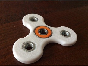 fidget spinner nuts v1 Spielzeug & Spiele 3d print model - Mito3D