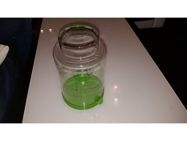 base vaso de acetona Impressora 3d peças a vapor 3D print model - Mito3D