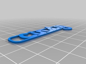 cindyborder keychains customized 3d print model - Mito3D