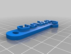 cindybar keychains customized 3d print model - Mito3D